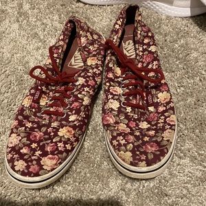 Floral Vans